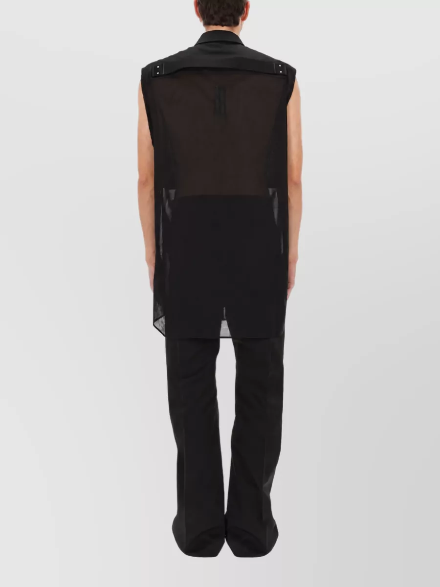 Rick Owens Cotton Sleeveless Shirt