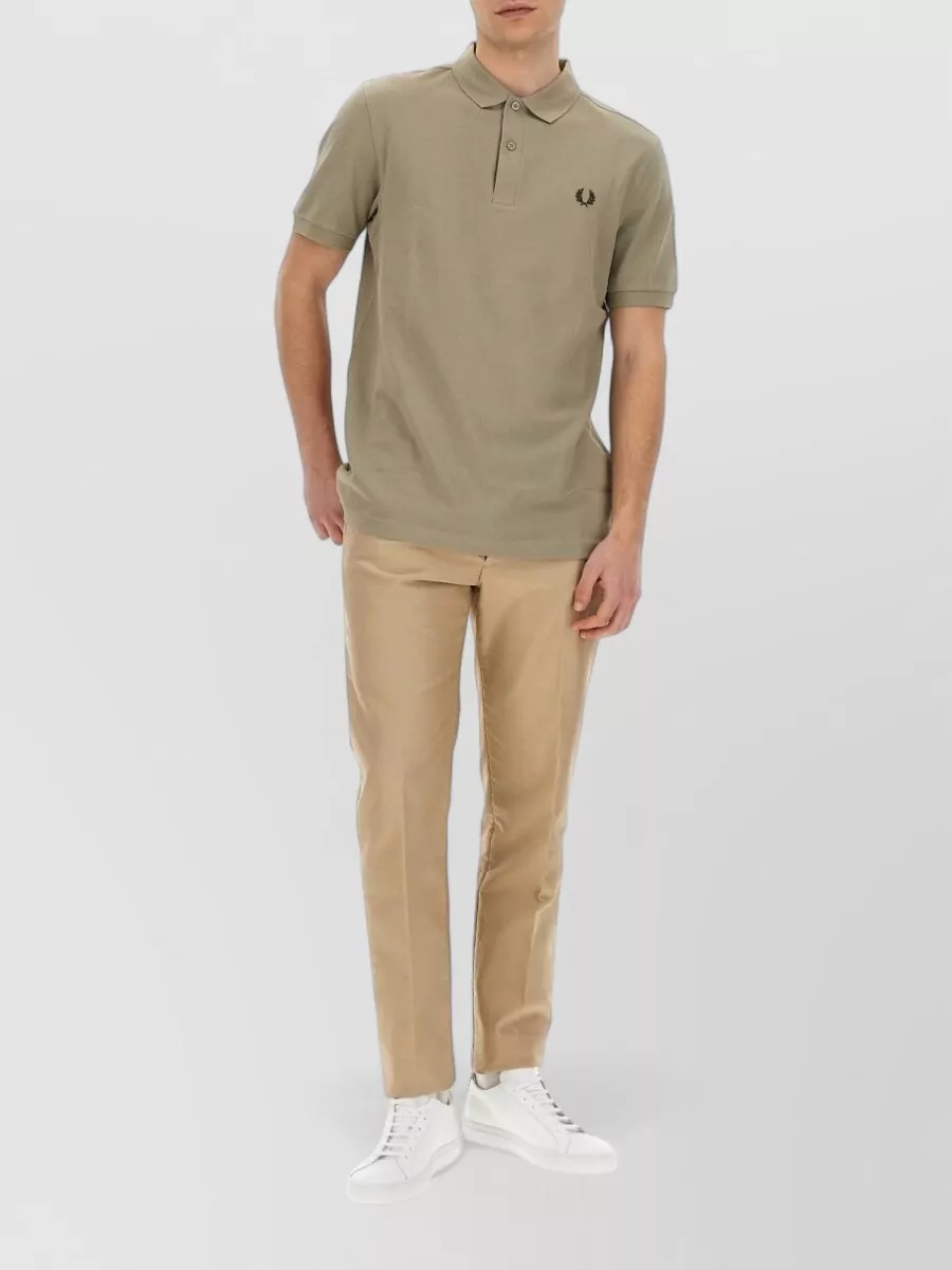 Fred Perry cotton logo polo shirt