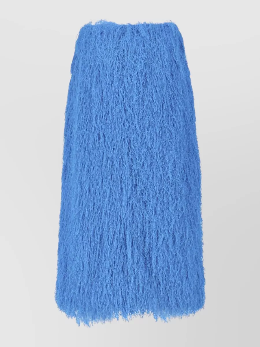 Dries Van Noten Fringed Midi Skirt