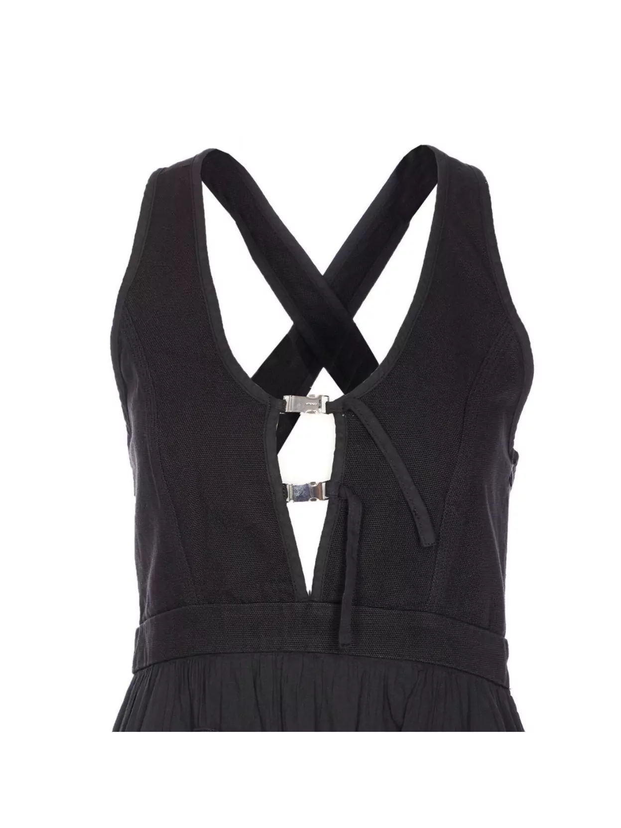 Pinko Cross Back Maxi Dress Pockets