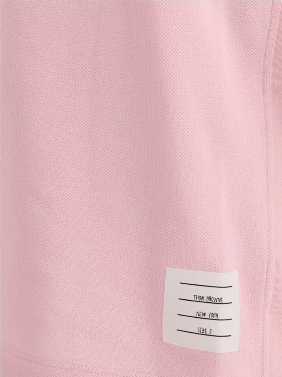 Thom Browne Cotton Short-Sleeve Polo Shirt