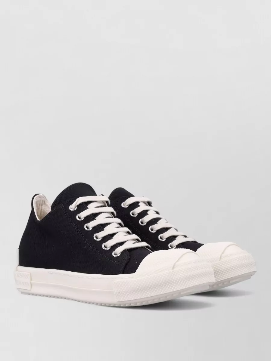 Rick Owens Drkshdw cotton low-top lace-up sneakers