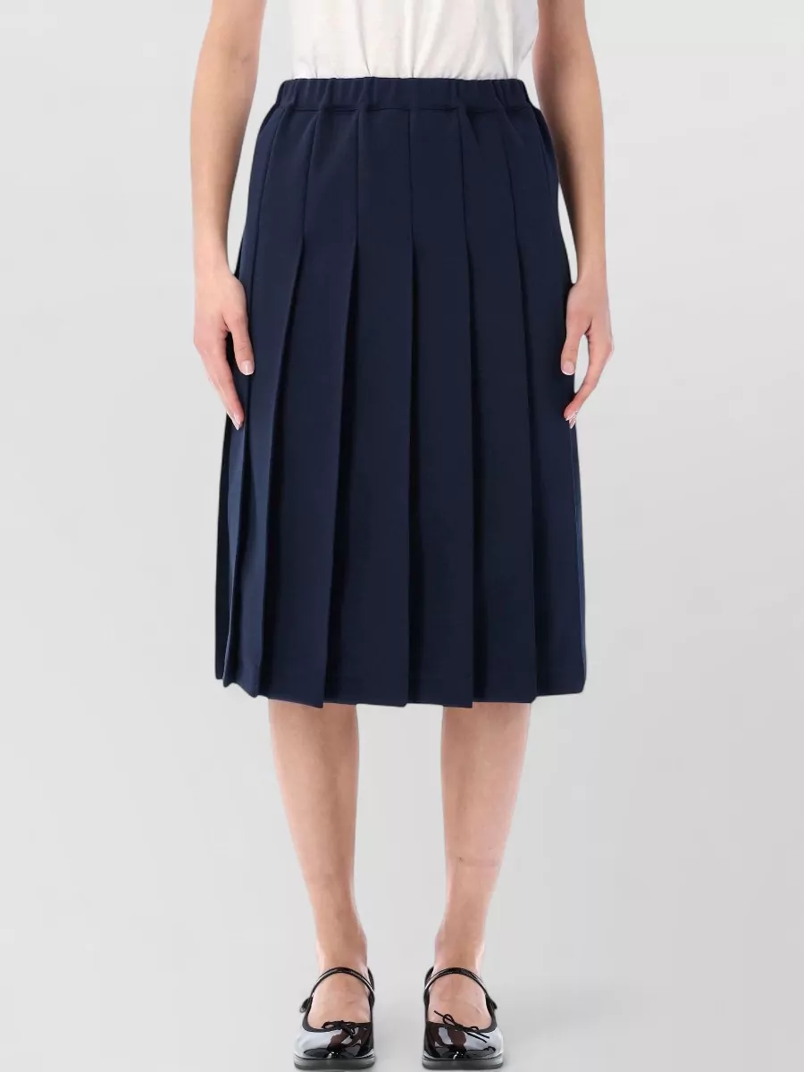 Comme Des Garçons Pleated Midi Skirt