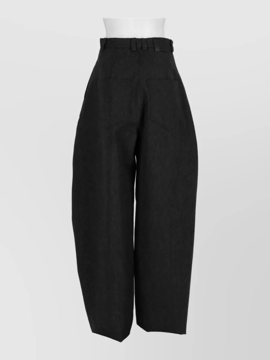 Balenciaga Wool Wide-Leg Trousers