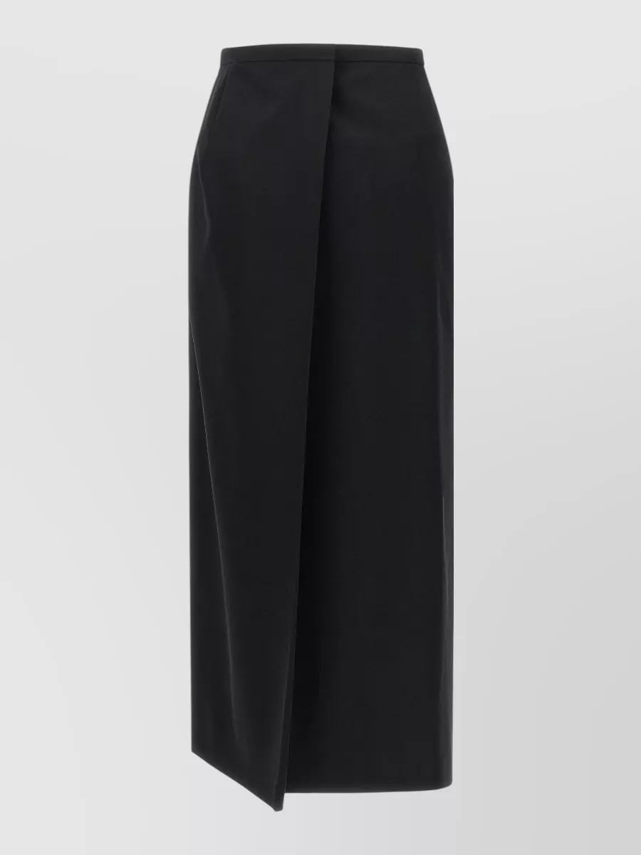 Magda Butrym wool maxi tailored skirt