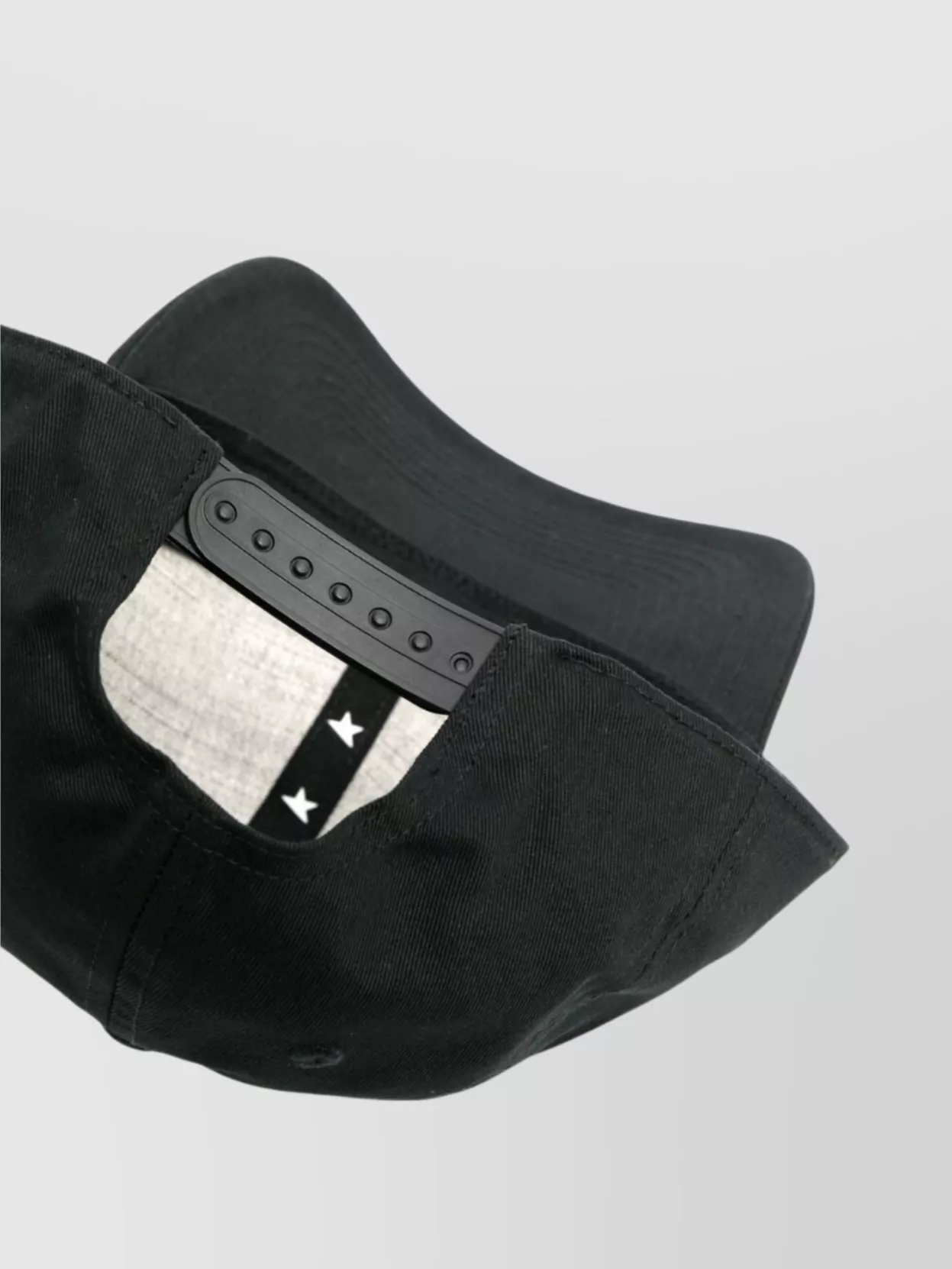 Golden Goose Black Baseball Cap With Star Women