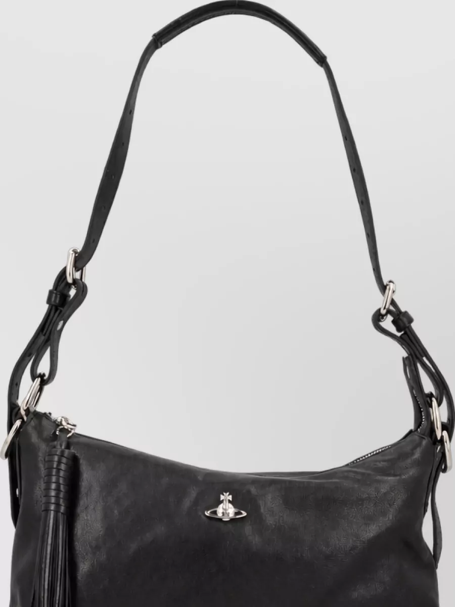 Vivienne Westwood na lamb leather clutch bag