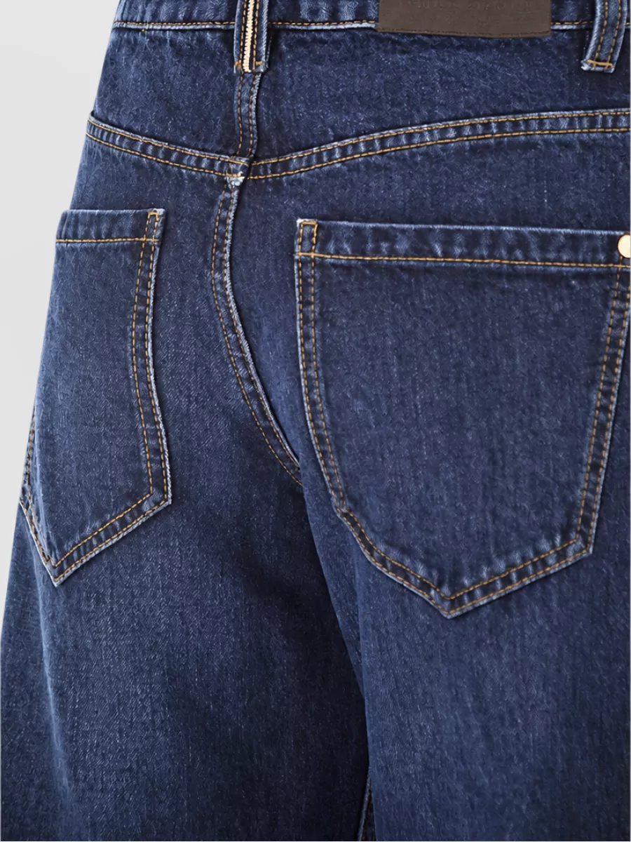 Brunello Cucinelli Wide-Leg Denim Trousers