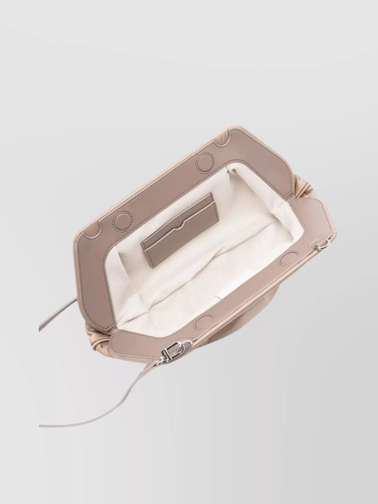 Themoiré Pleated Satin Clutch Bag