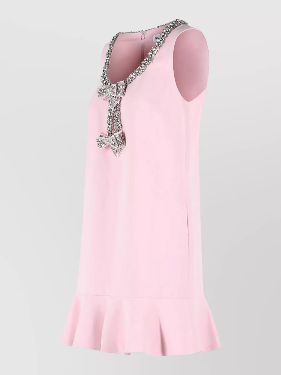 Self-Portrait Polyester Mini Dress