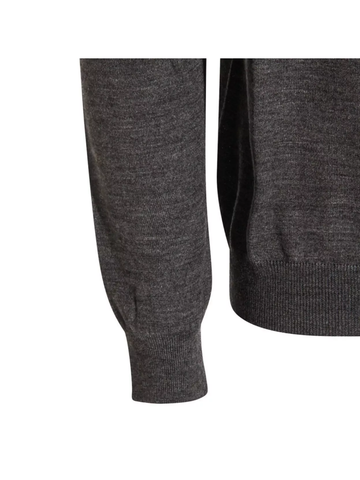Malo Ribbed Turtleneck Crewneck Sweater In Gray