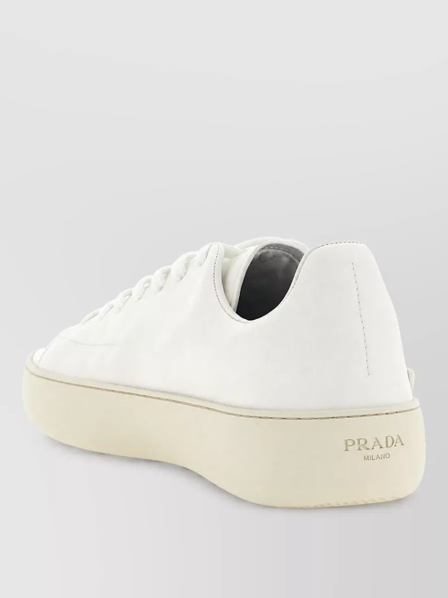 Prada Leather Court Sneakers