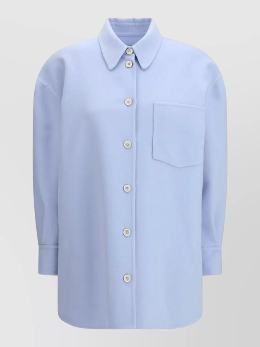 Fabiana Filippi Wool oversized shirt jacket