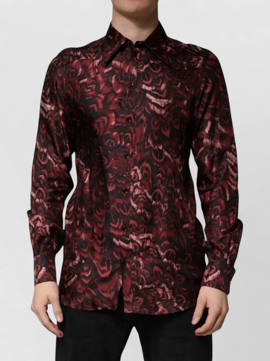 Dolce&Gabbana silk patterned dress shirt