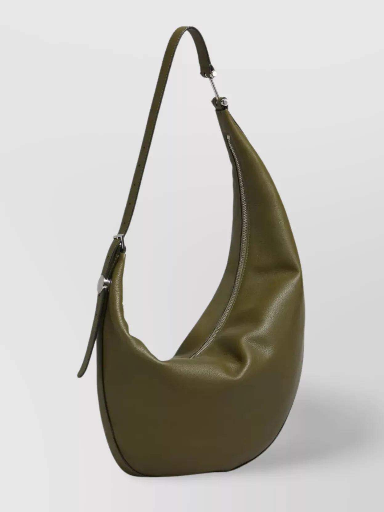 Marni Curved Strap Metal Textured Small Bag