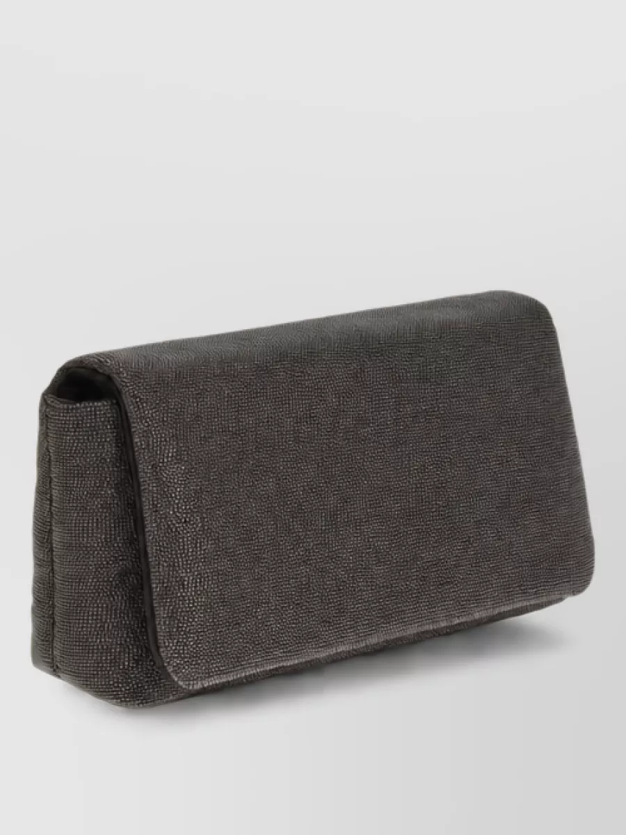 Brunello Cucinelli Leather Clutch Bag