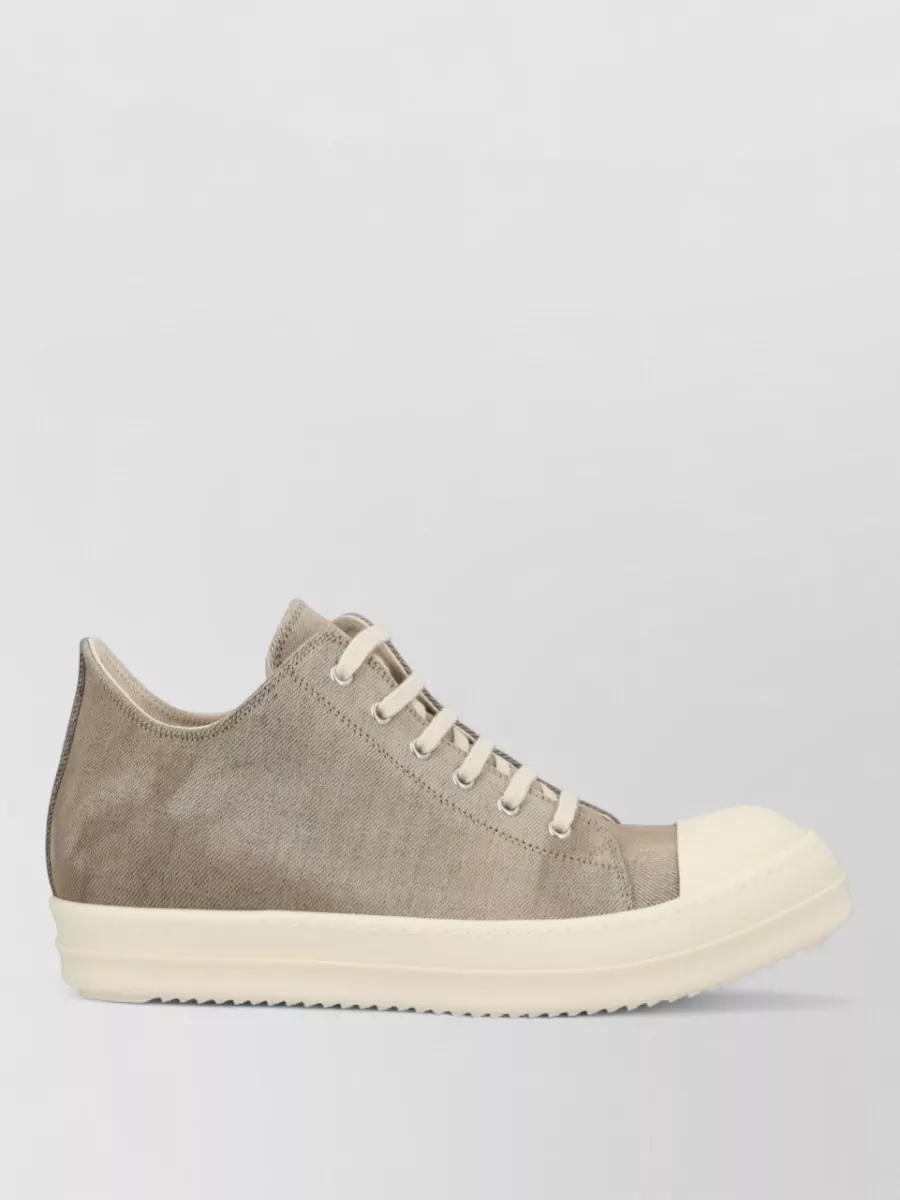 Rick Owens Drkshdw Cotton Low-Top Sneakers