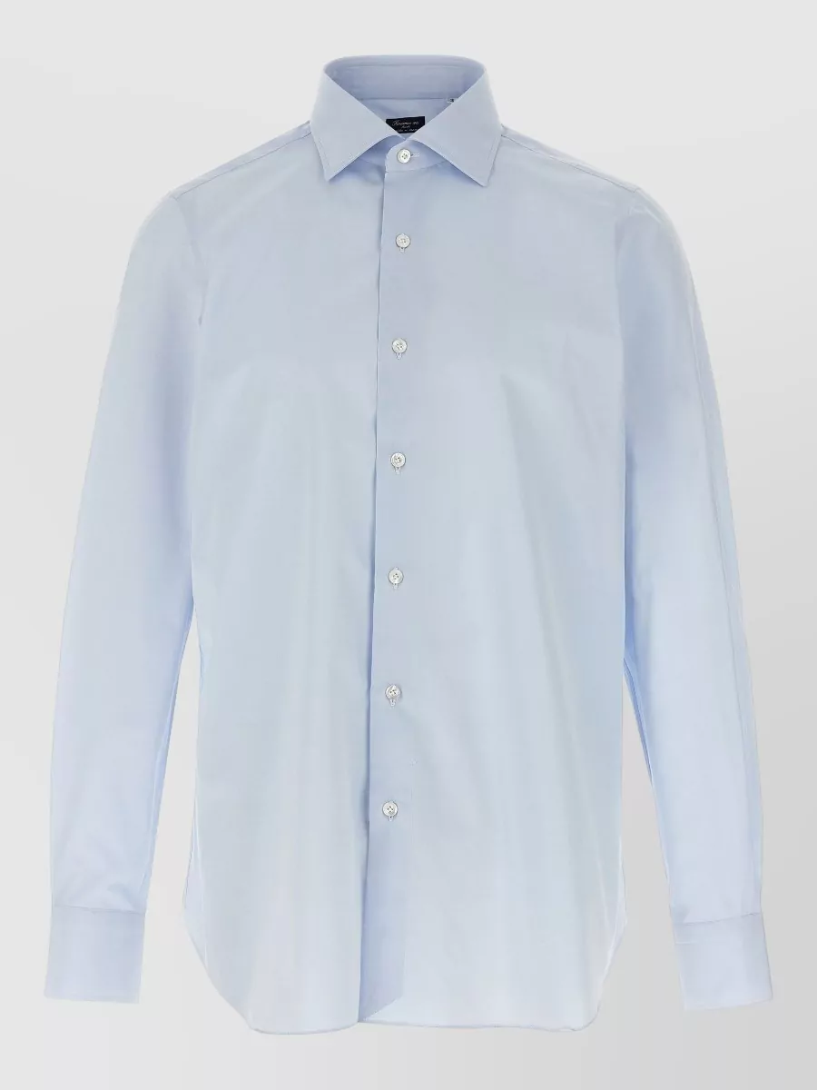 Finamore cotton long-sleeve shirt