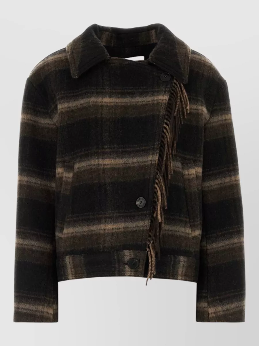 Isabel Marant Étoile Embroidered Single Breasted Coat