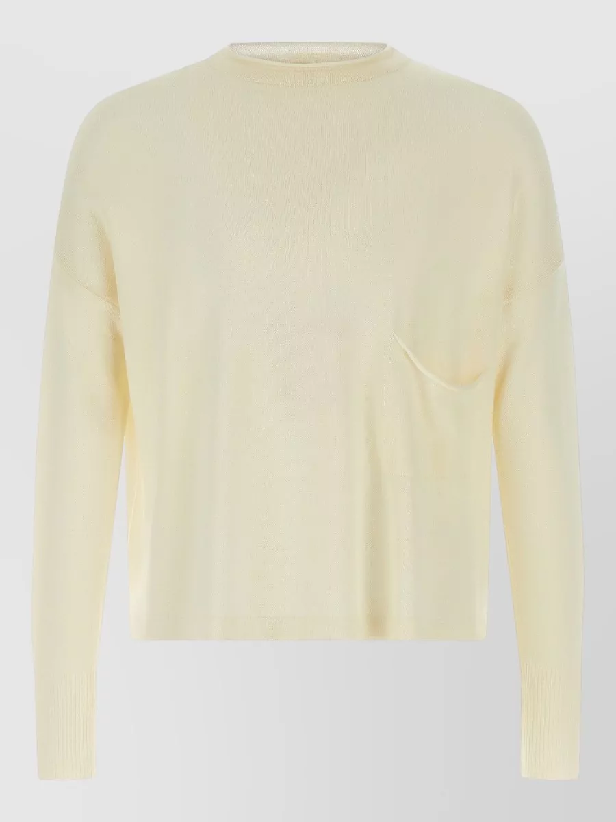 Ma'ry'ya virgin wool crew-neck long-sleeve jumper