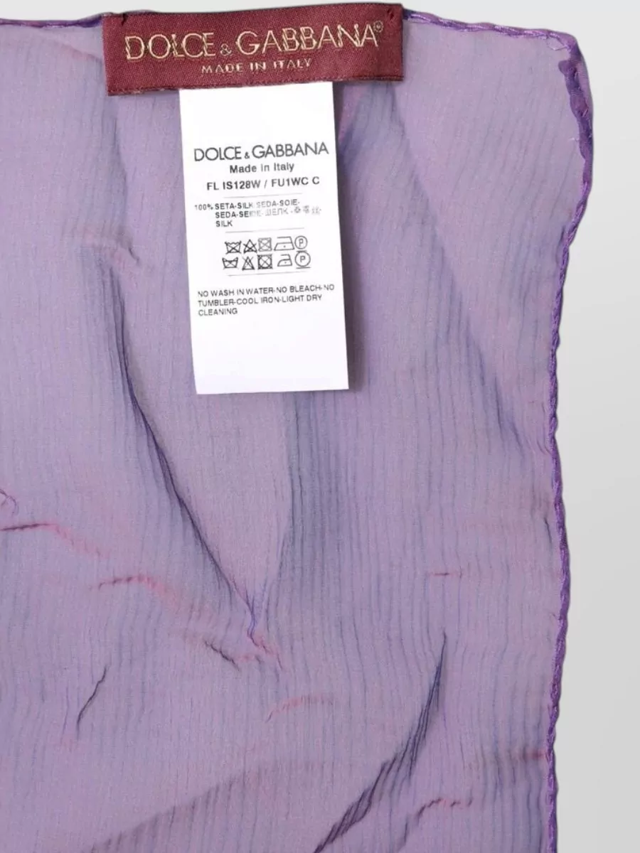 Dolce&Gabbana Silk Rectangle Scarf
