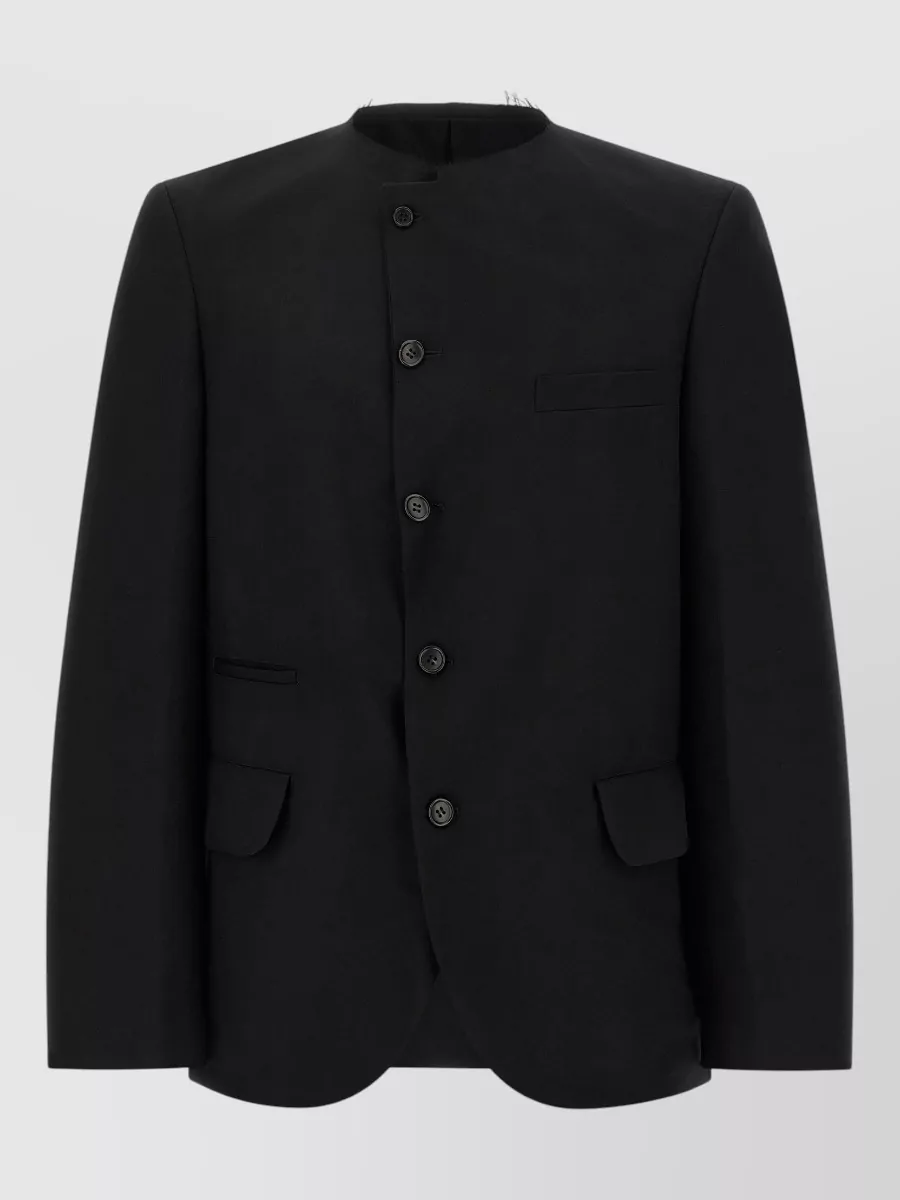 Comme des Garçons wool single-breasted tailored suit jacket