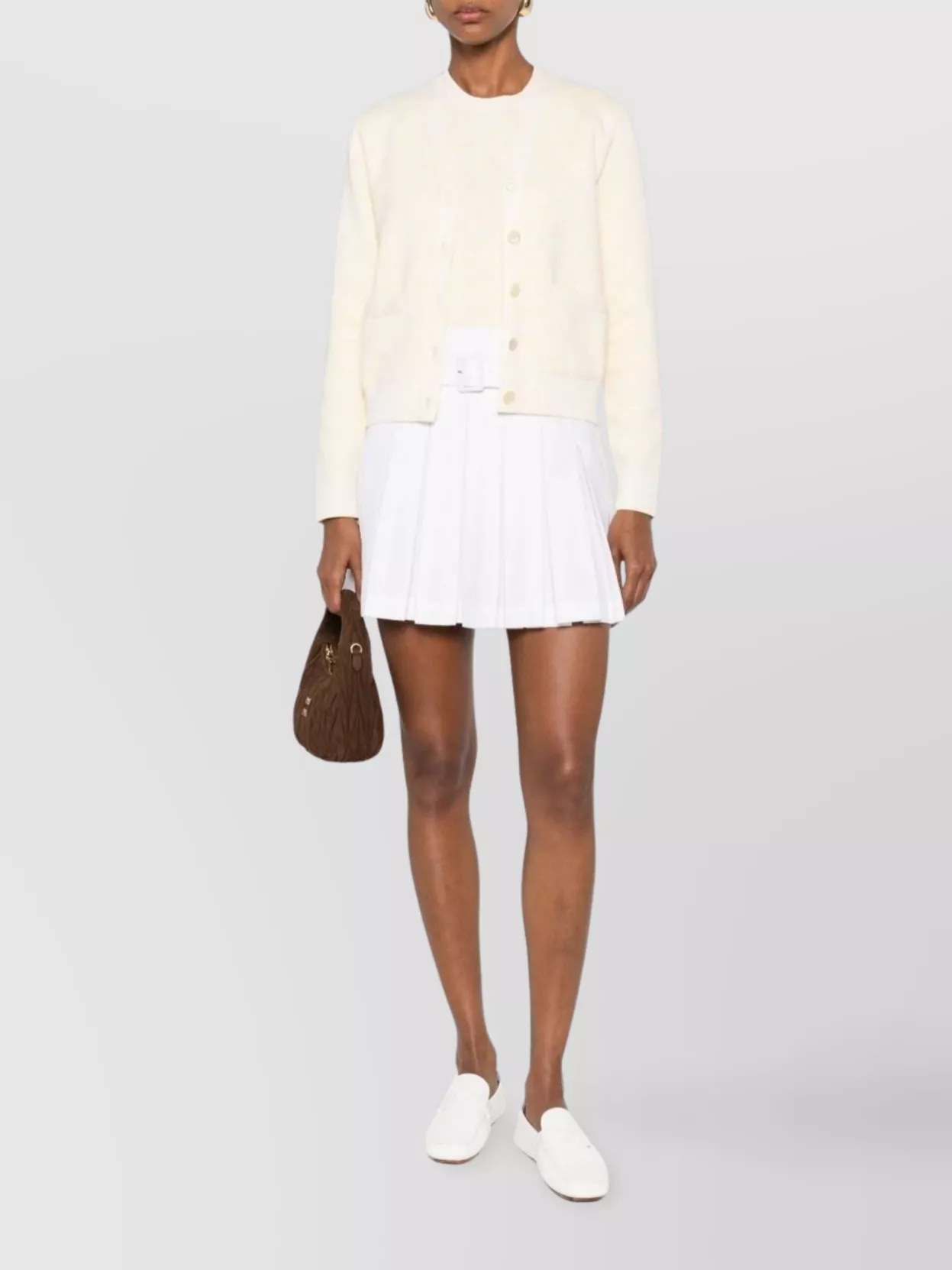 Shop Gucci Knitwear V-neck Cardigan Front Pockets