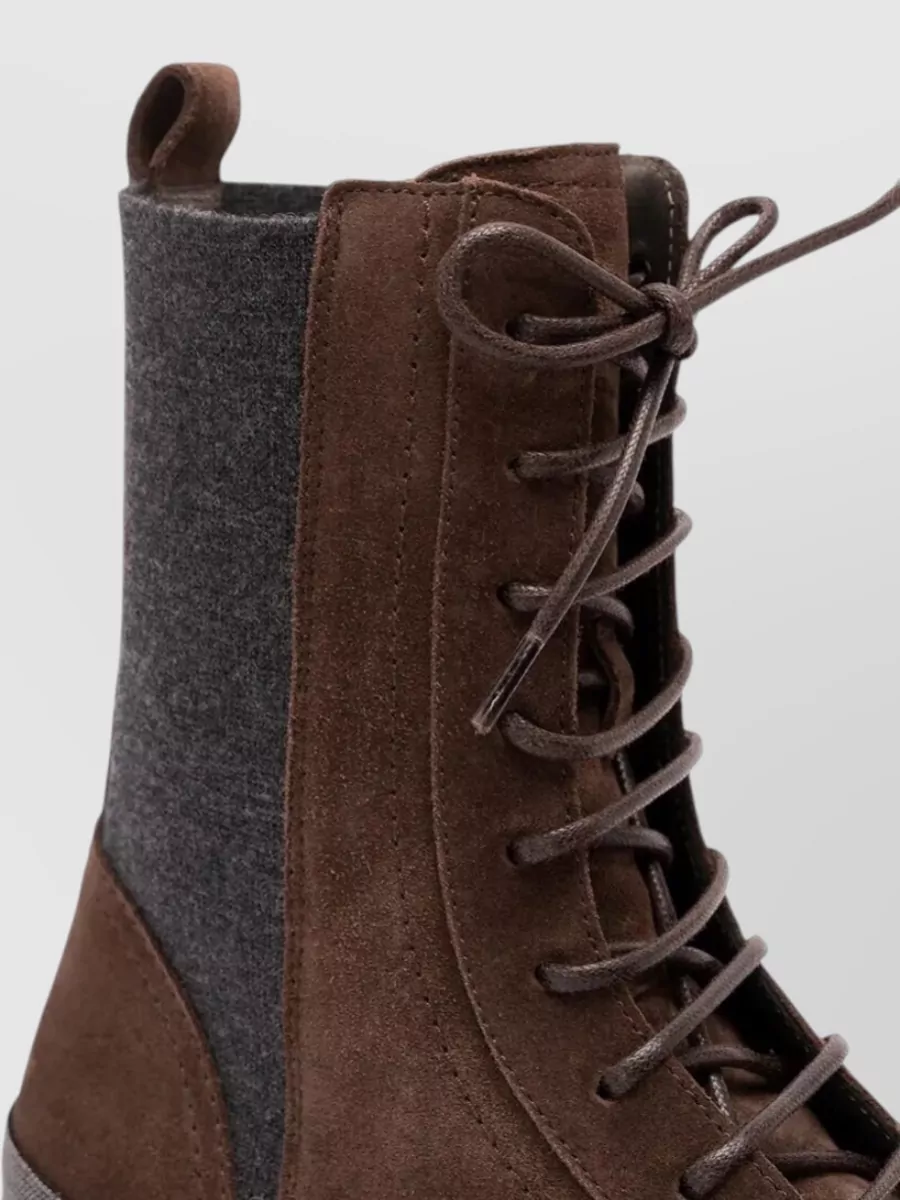 Brunello Cucinelli Leather Ankle Boots