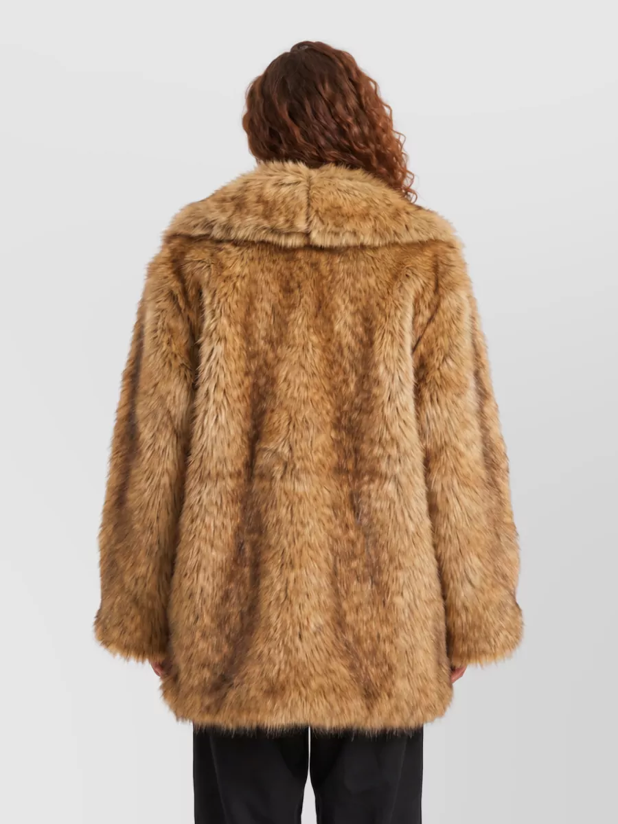 The Frankie Shop Faux Fur Short Coat
