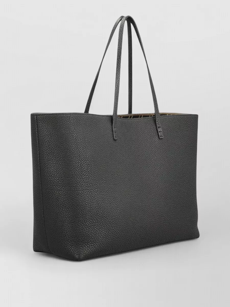 Fendi Medium Leather Tote Bag