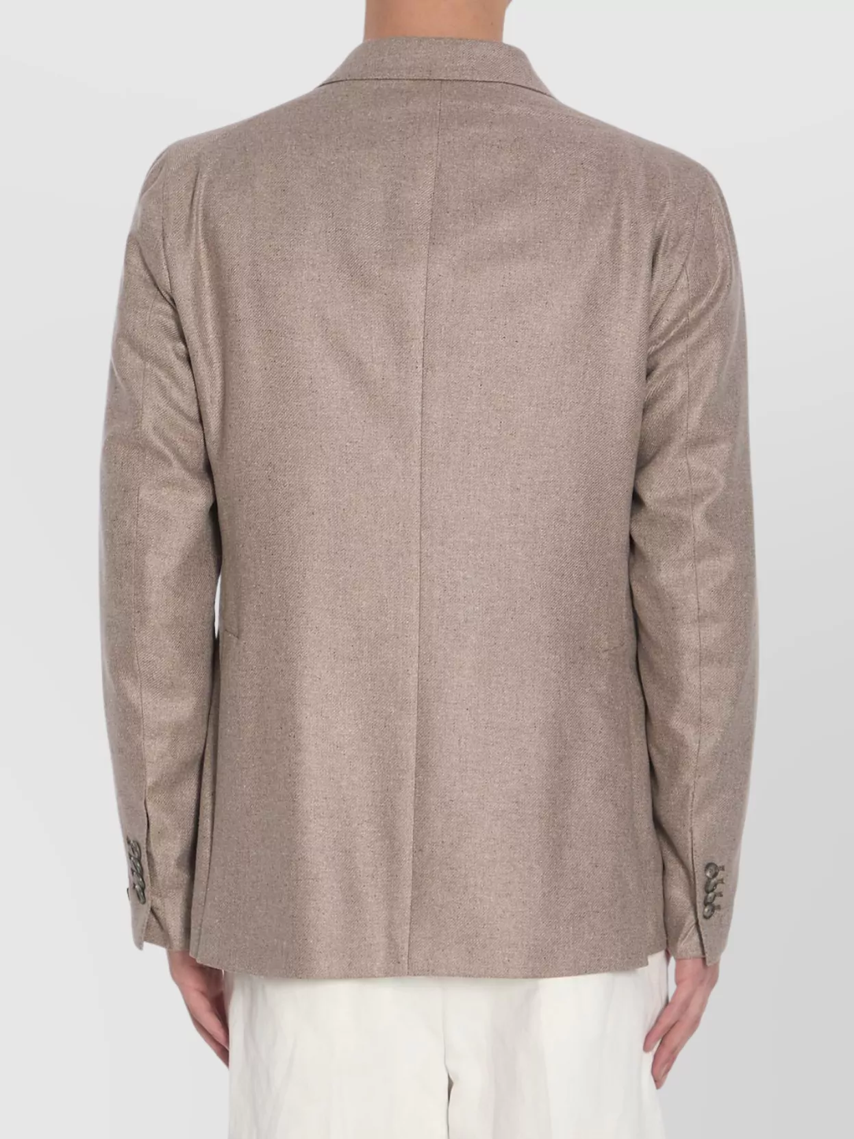 Tagliatore Double-Breasted Silk Jacket Lapels