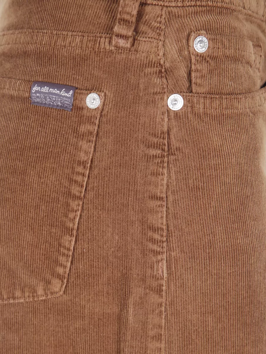 7 For All Mankind Corduroy Straight-Leg Trousers