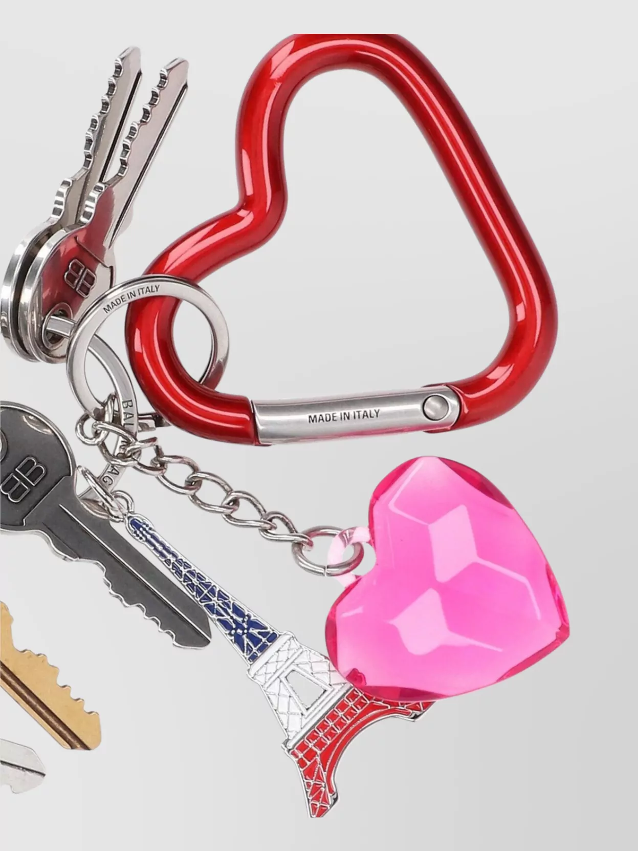Balenciaga Key Holders With Eiffel Tower Charm