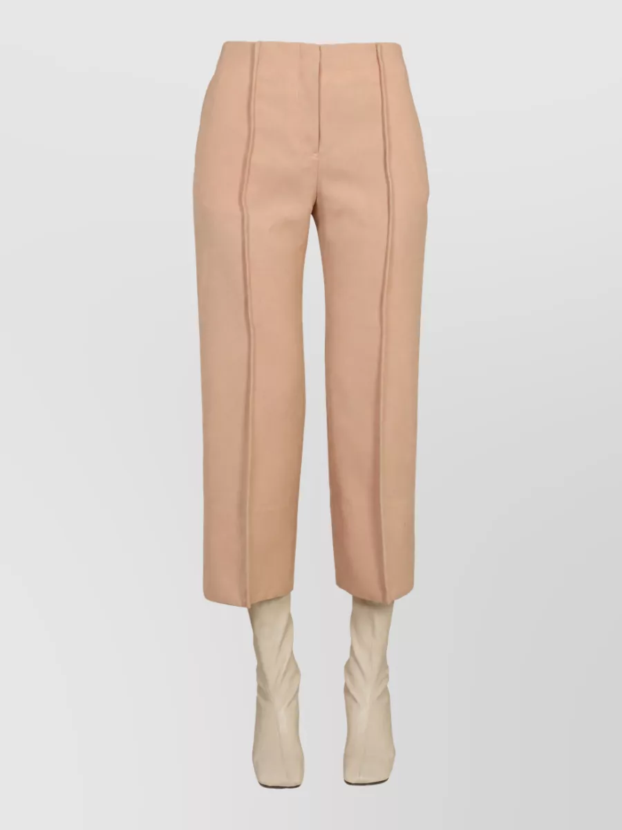 Jil Sander wool cropped trousers