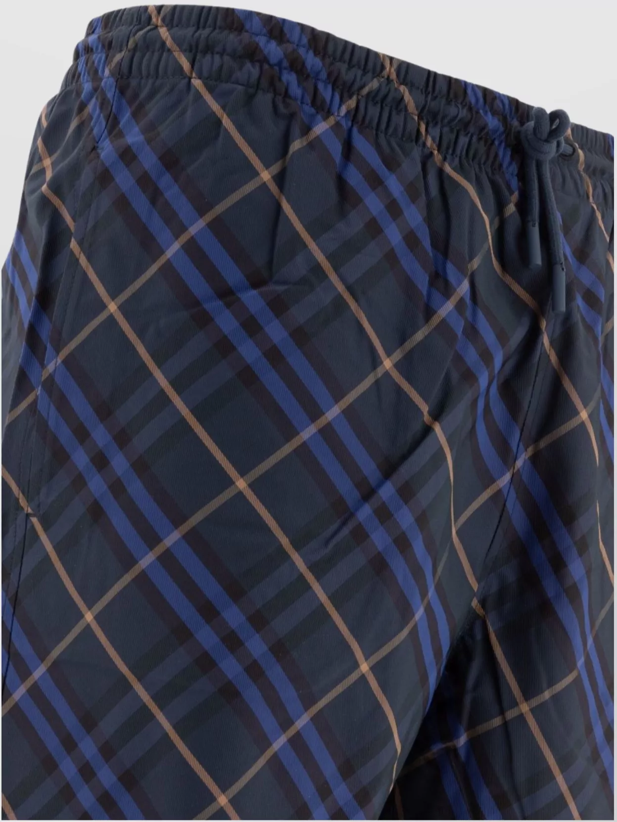 Burberry Swimwear With Back Pocket And Plaid Pattern