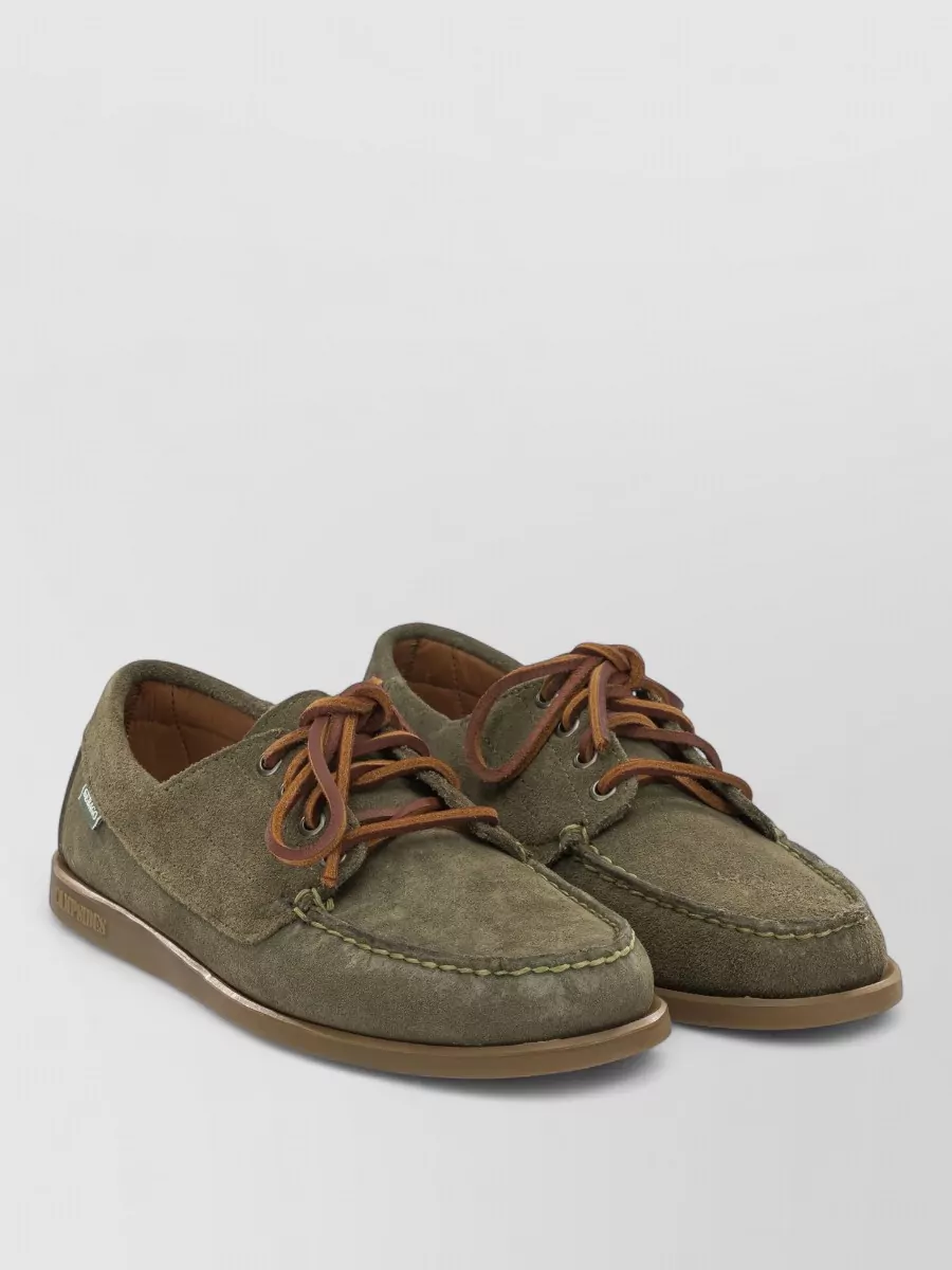 Sebago Leather Askook Lace-Up Boat Shoes