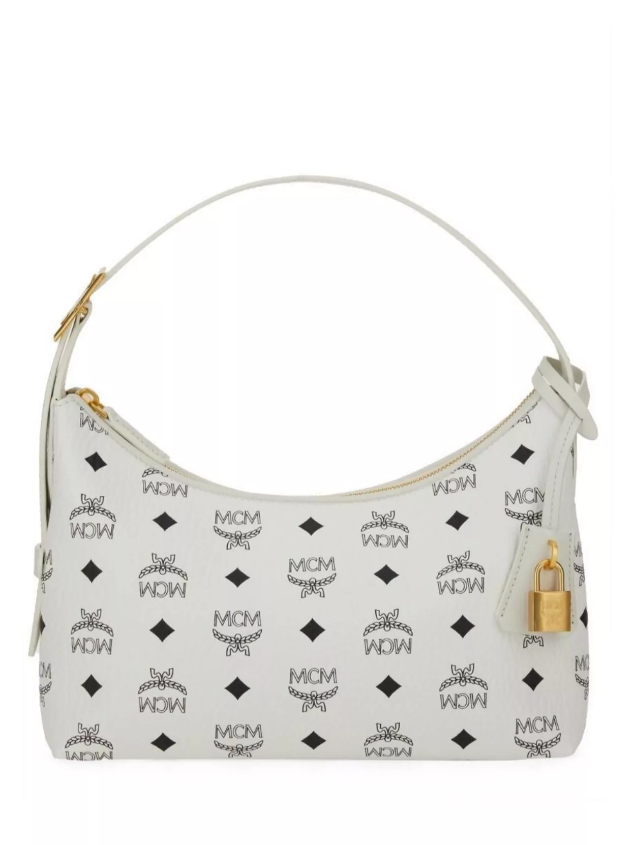 Mcm "Locked Visit" Bag Gold-Tone Hardware