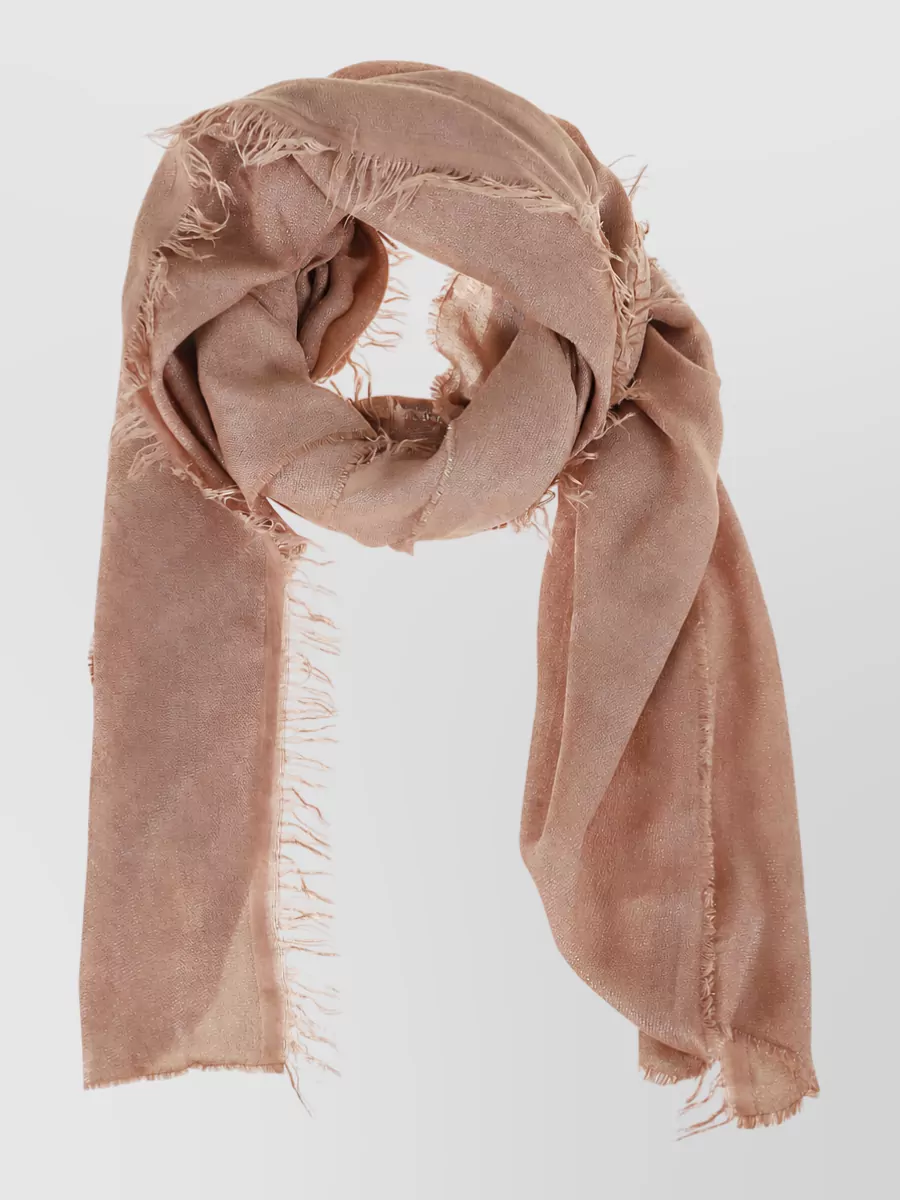 Peserico lurex jacquard scarf