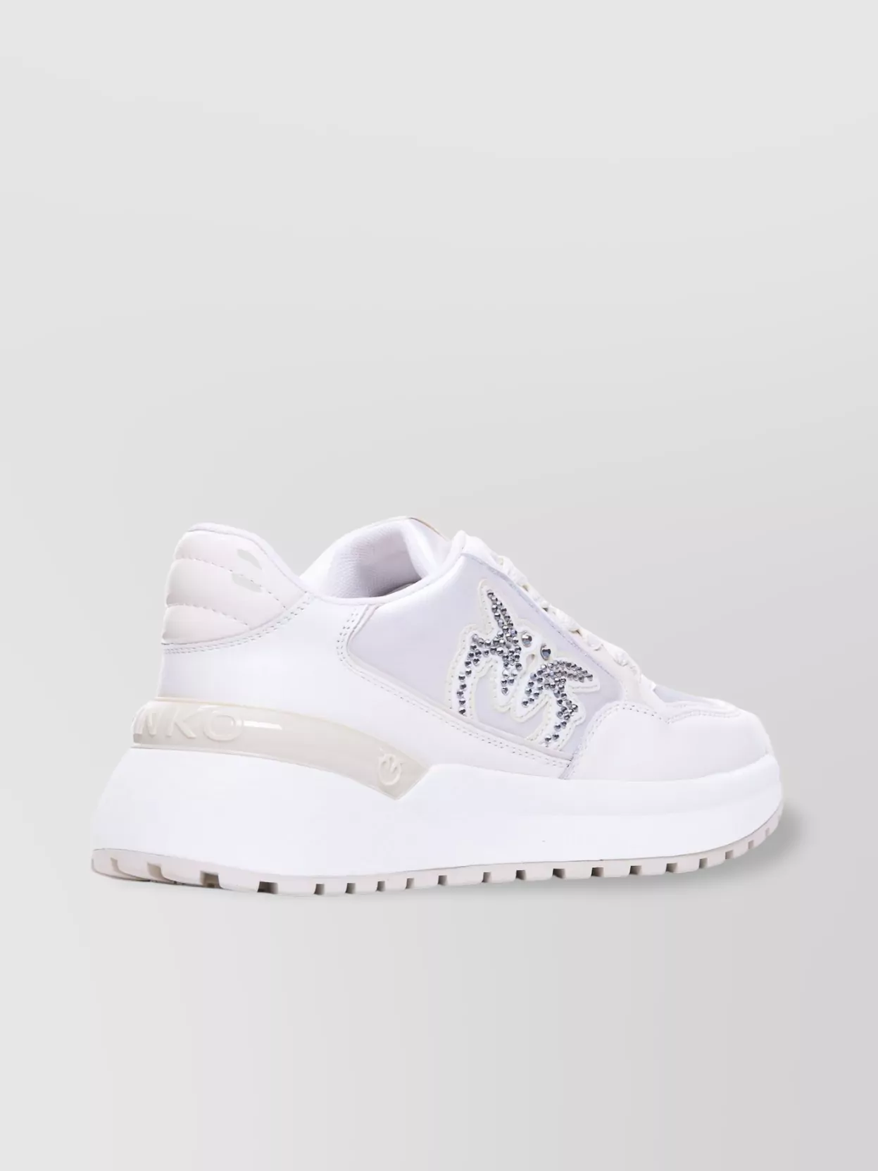 Pinko Low Top Gem Embellished Platform Sneakers