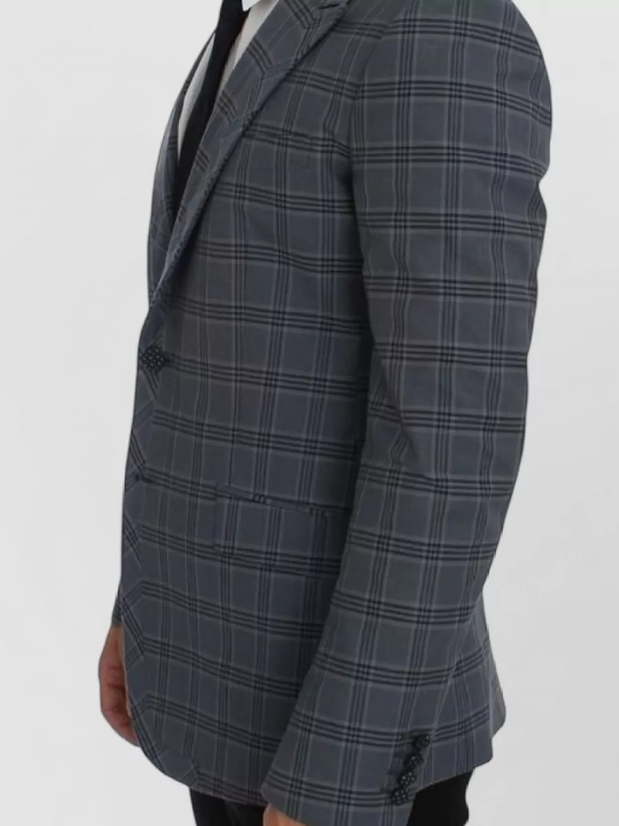 Dolce&Gabbana Checked Slim-Fit Single-Breasted Blazer