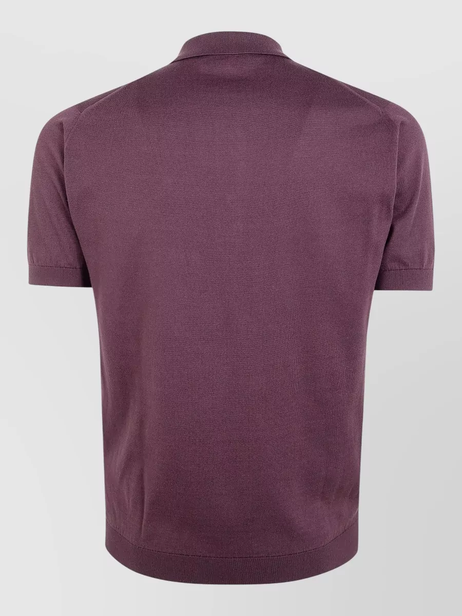 John Smedley Sea Island Cotton Short-Sleeve Polo Shirt