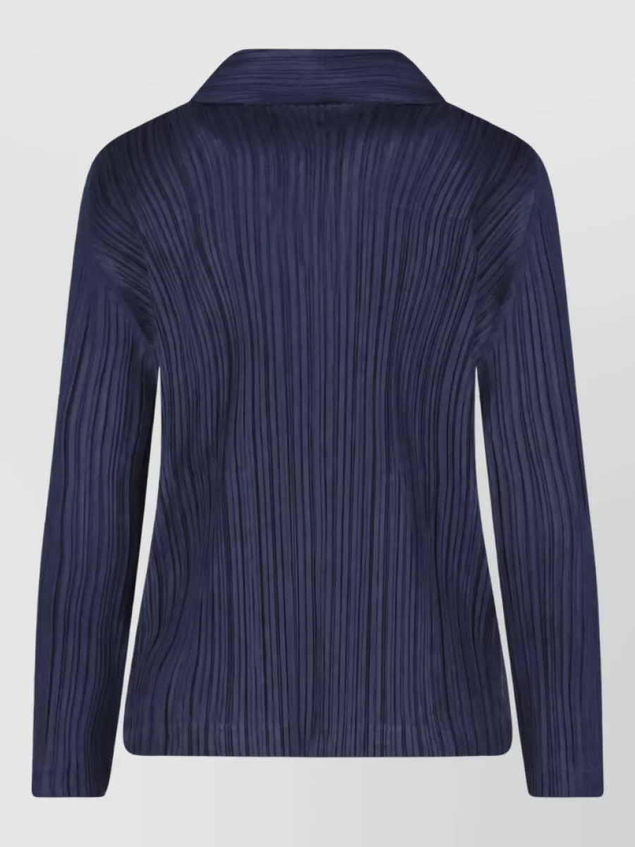 Pleats Please Issey Miyake Single-Breasted Coat
