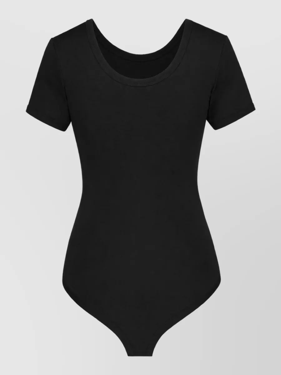 Saint Laurent Striped One-Piece Swimsuit