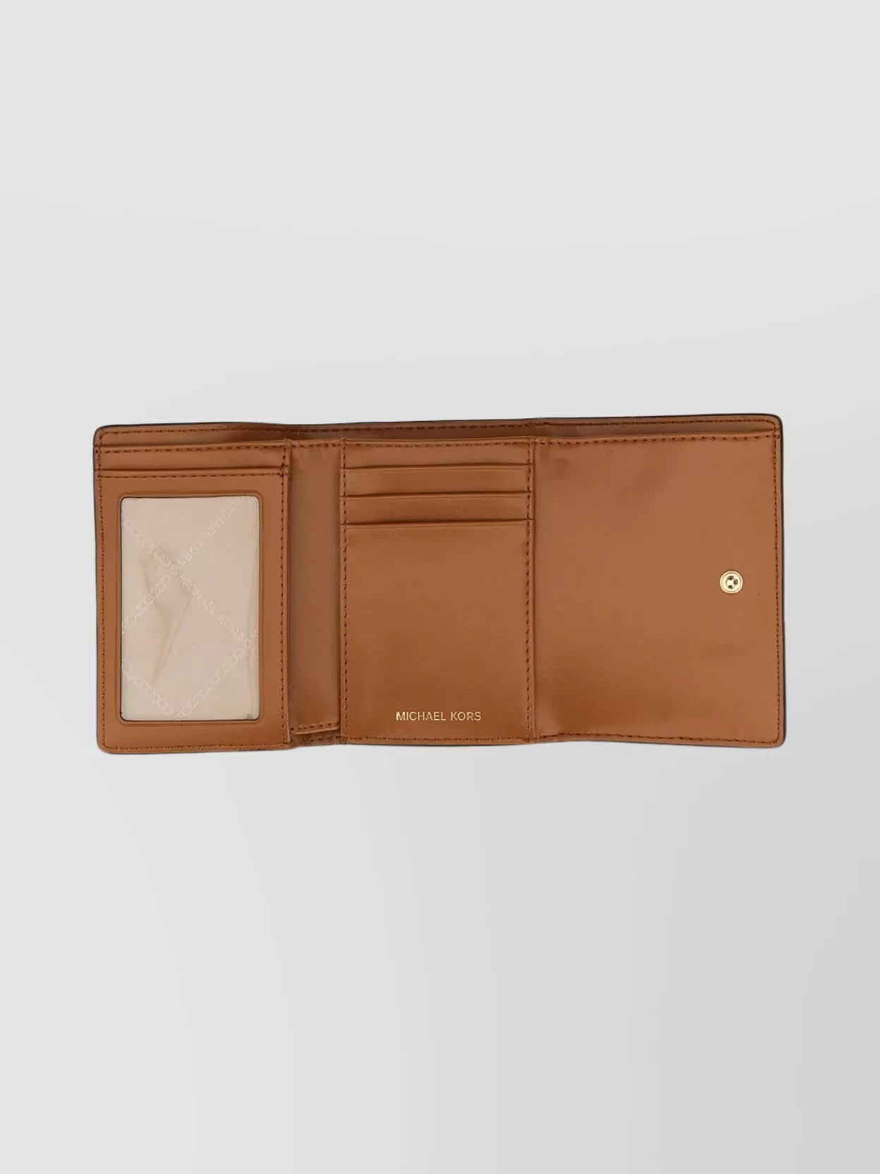 Michael Kors Logo Snap Button Wallet And Cardholder