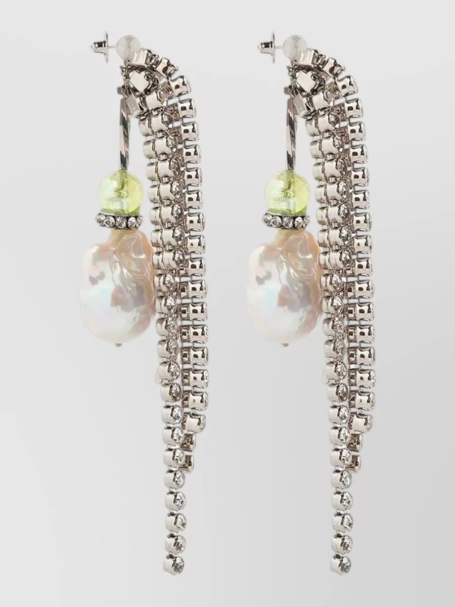 Dries Van Noten pearl drop earrings