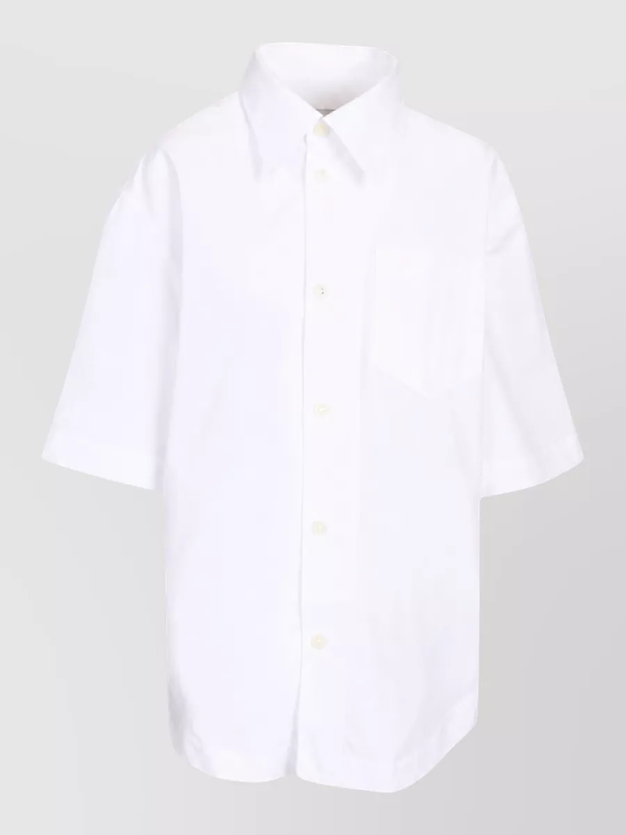 Ami Paris Cotton wide short-sleeve shirt