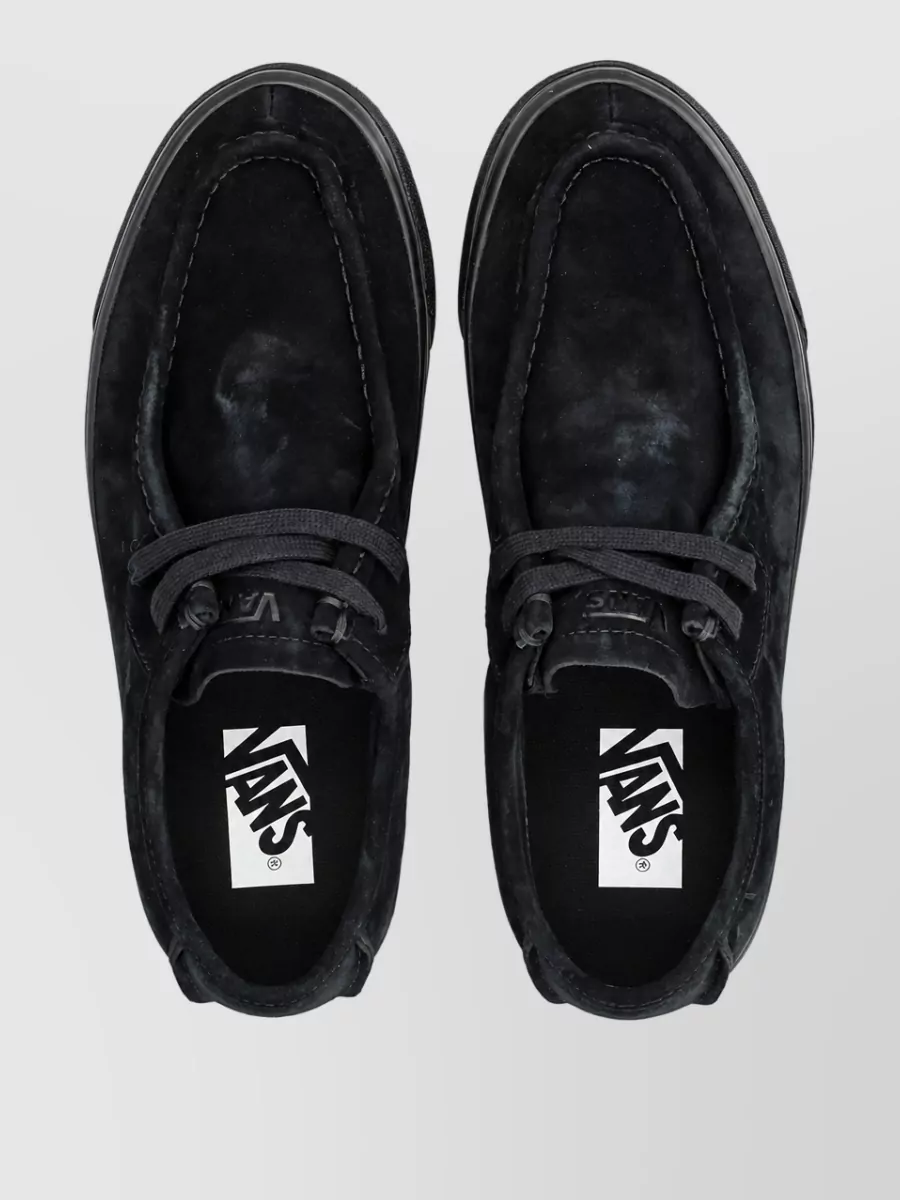 Vans Leather Low-Top Lace-Up Shoes