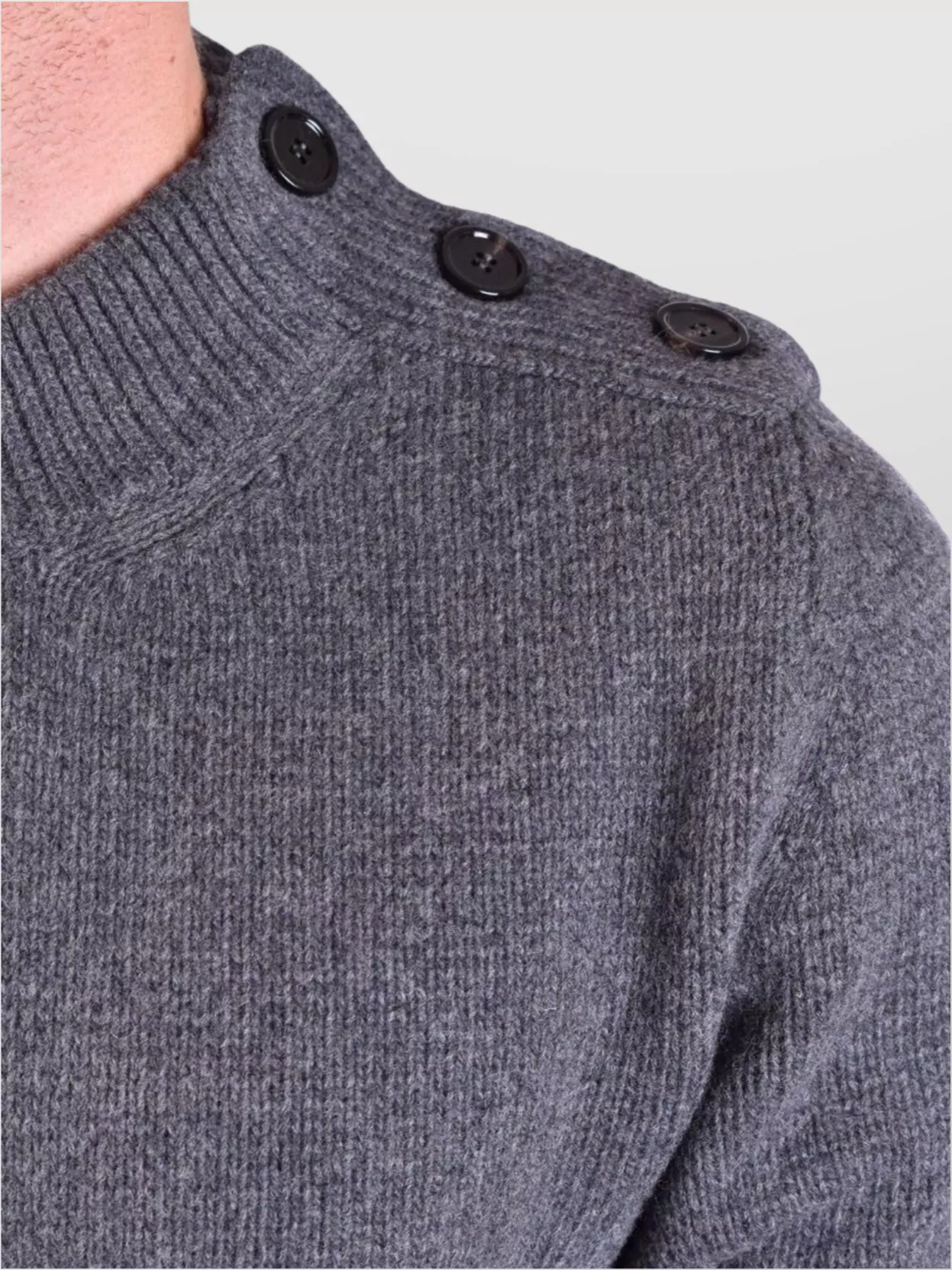 Dondup Knitwear With Button Detail And Shoulder Buttons
