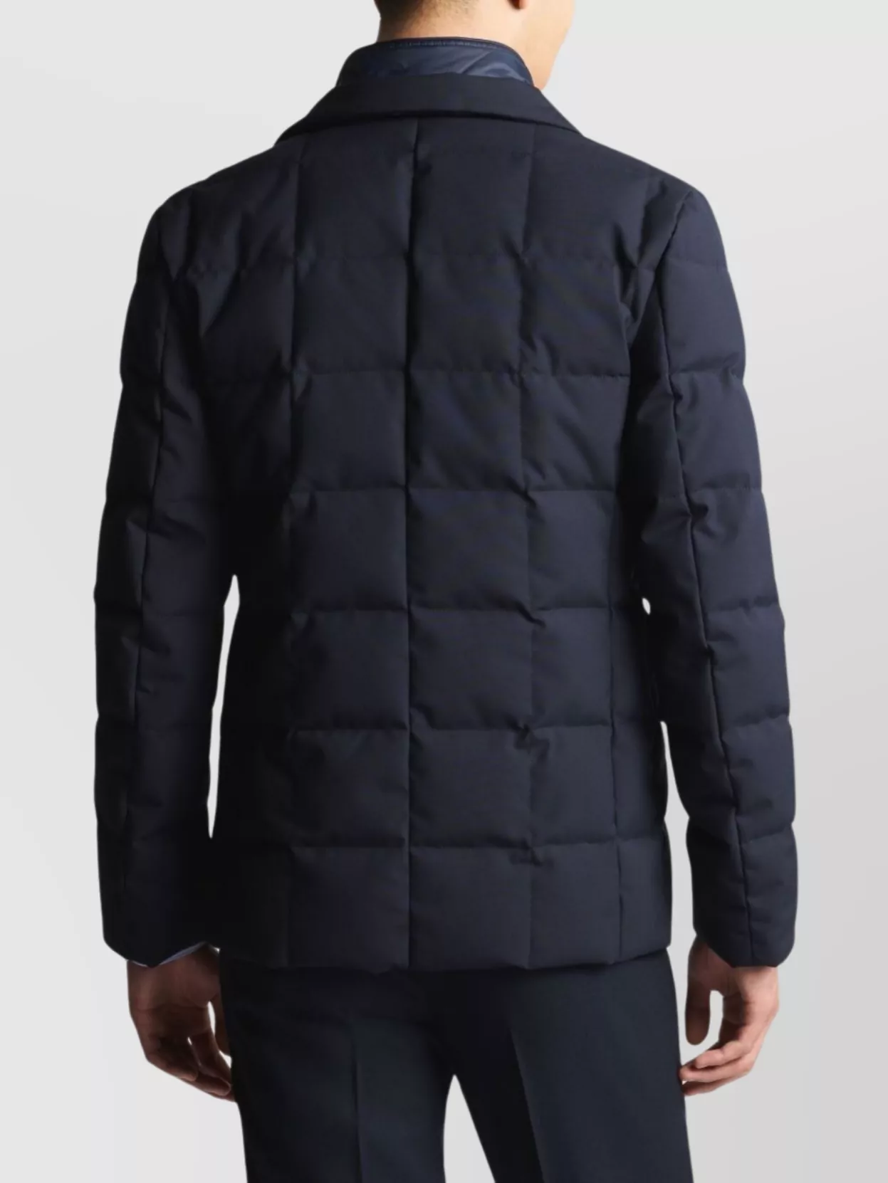 Fay Padded Down Coat Stand-Up Collar