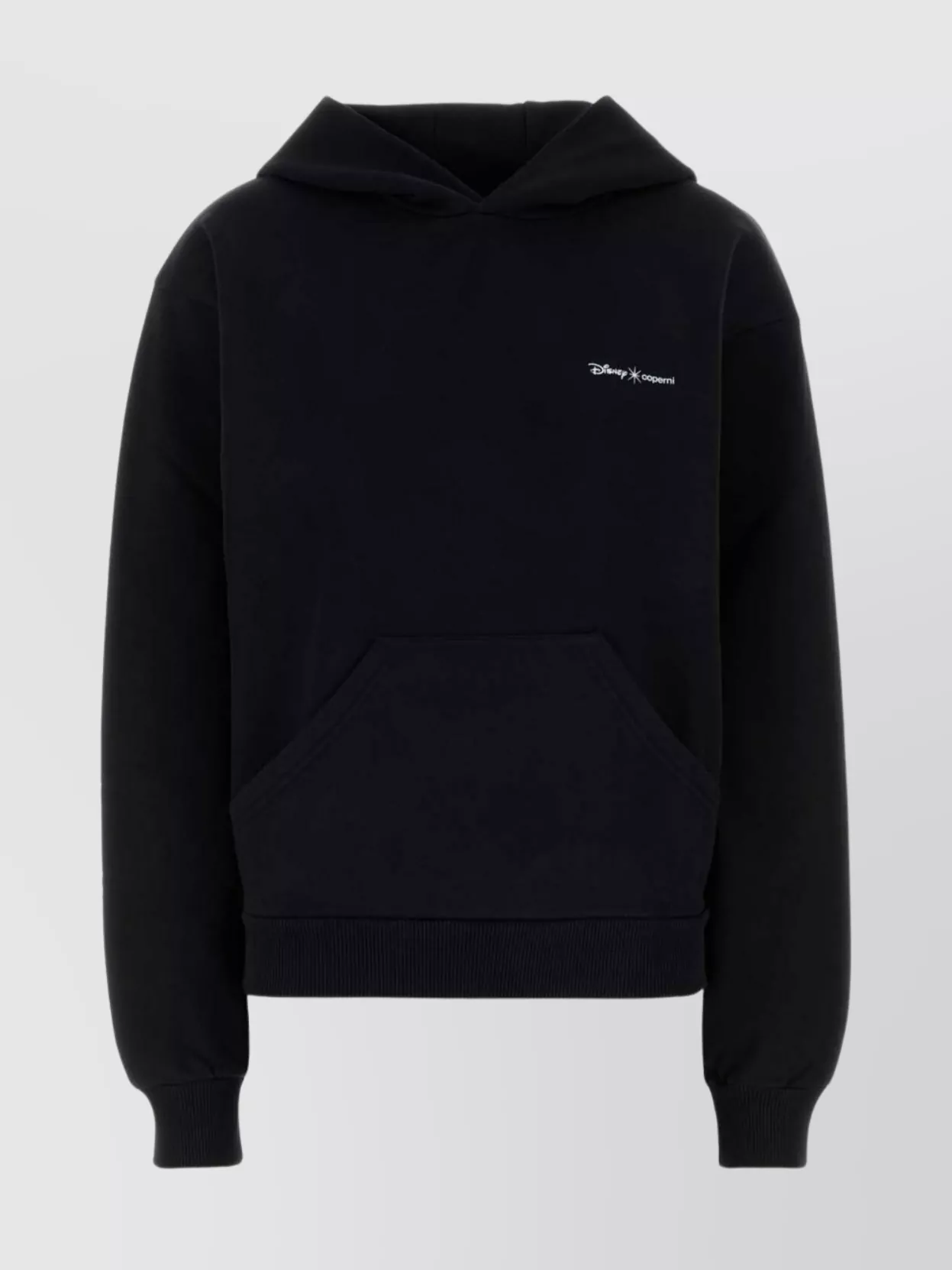 Coperni Maleficent Hooded Cotton Sweatshirt With Kangaroo Pocket